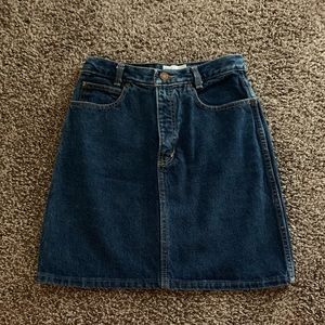 Vintage Calvin Klein high waisted jean skirt